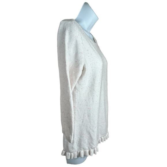 Talbots Pullover Sweater Speckled Sweater Sz Small Pastels 3/4 Sleeve New - Picture 6 of 8